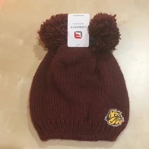 UMD University of Minnesota Duluth Pom Pom hat